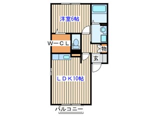 アンビックス利府伍番館の物件間取画像